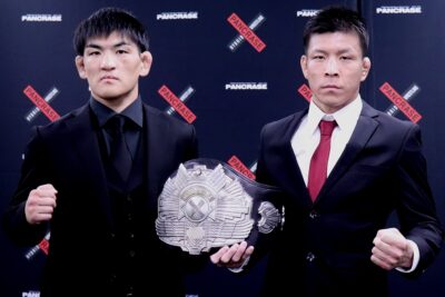 【Pancrase355】フライ級KOPC調印式、濱田「仙三×若松を超える」×大塚「めちゃくちゃ燃えている」 【Pancrase355】フライ級KOPC調印式、濱田「仙三×若松を超える」×大塚「めちゃくちゃ燃えている」