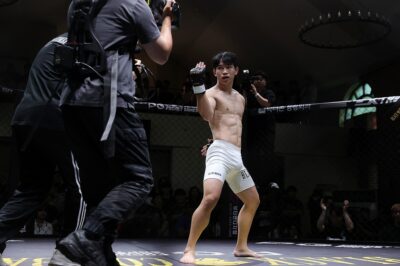 【Black Combat CL02#13】急所へのヒザ蹴りでイエロー受けるも、服部柊斗がマジョリティ判定勝利 【Black Combat CL02#13】急所へのヒザ蹴りでイエロー受けるも、服部柊斗がマジョリティ判定勝利