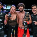 【LFA214】63秒でムーアをKO。新ミドル級王者アラクヴェルディエフは大の彼女好き「準備はできている!!」