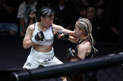 【Black Combat RISE07】初回ダウンを奪って攻勢の平田彩音。2Rから反撃のホン・イェリンに判定負け 【Black Combat RISE07】初回ダウンを奪って攻勢の平田彩音。2Rから反撃のホン・イェリンに判定負け