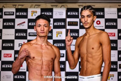 【RISE191】約1年5カ月ぶりの再来日、急成長したキャルービーと大﨑孔稀が対戦。近距離の攻防に注目 【RISE191】約1年5カ月ぶりの再来日、急成長したキャルービーと大﨑孔稀が対戦。近距離の攻防に注目