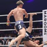 【KNOCK OUT56】フットスタンプを凌いでペダラーダ! 石田が高塩の右目尻を足でカットしてTKO勝ち