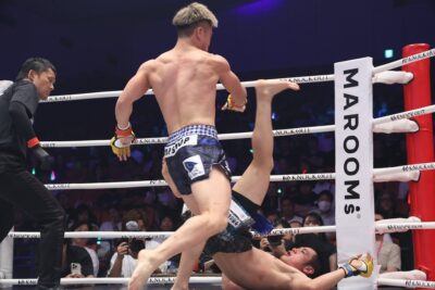【KNOCK OUT56】フットスタンプを凌いでペダラーダ! 石田が高塩の右目尻を足でカットしてTKO勝ち 【KNOCK OUT56】フットスタンプを凌いでペダラーダ! 石田が高塩の右目尻を足でカットしてTKO勝ち