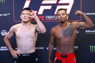 【LFA215】前夜にキャッチ戦のリクエストを拒否=上久保周哉は、136.4ポンド契約でエリック・シェルトンと