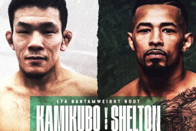 【LFA215】上久保周哉の相手が、TUFシーズン24出場&ローカル団体3冠のエリック・シェルトンに変更!!! 【LFA215】上久保周哉の相手が、TUFシーズン24出場&ローカル団体3冠のエリック・シェルトンに変更!!!