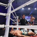 【KNOCK OUT56】強いヒジ、ヒザ、ストレート。REDライト級王者ゴンナパーが最終回に左で下地を沈める