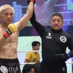 【KNOCK OUT56】UNLIMITEDルール初挑戦の松嶋。右カーフ-回転技-スラムでジャンを攻め続け判定勝ち