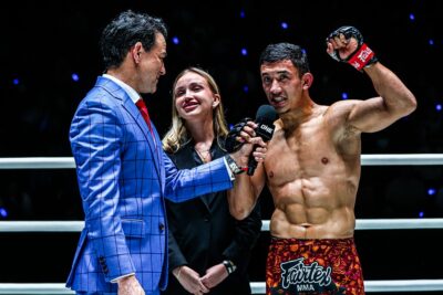 【ONE FN35】タフファイトも3Rにダウエフをパウンドアウト。アブドゥラエフ、13連勝&フィニッシュ率10割 【ONE FN35】タフファイトも3Rにダウエフをパウンドアウト。アブドゥラエフ、13連勝&フィニッシュ率10割