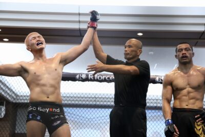 【TTFC11】壮絶な打撃戦。阿部がダウンを跳ね返し、最終回にヴェイコソを右ハイ→連打でストップ