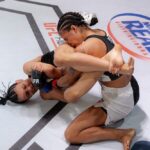 【LFA216】アイエサ・ベルトソ、緊張感ある打撃戦からTD→驚速腕十字でシウバを下し新ストロー級王者に