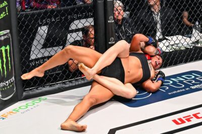 【LFA217】元暫定王者バワースが打撃を磨いて、TD~腕十字~RNCでサンチェスをフィニッシュ