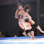 【DEEP JEWELS50】山吹マリンがテイクダウン＆グラウンドで攻め込み、あきぴに判定勝利