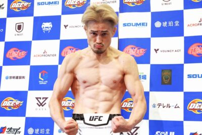 【DEEP127】Fight &Life#110より。魚井と対戦、春日井”寒天”たけし「俺、マジで自分のこと好きだもん」 【DEEP127】Fight &Life#110より。魚井と対戦、春日井”寒天”たけし「俺、マジで自分のこと好きだもん」