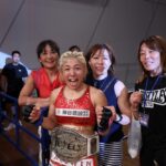 【DEEP JEWELS50】初戴冠。緊張の1R&2Rから最終回に攻めた万智がパク・シウをスプリットで下す