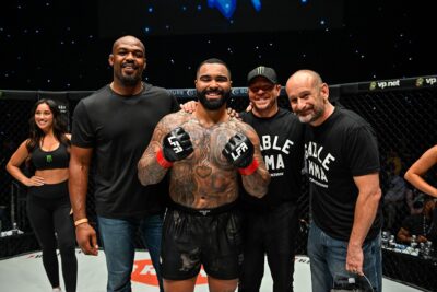 【LFA217】JJが太鼓判を押すスティーブソン、98秒TKOデビュー&クレイグ・ジョーンズを挑発