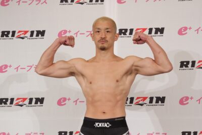 【RIZIN51】計量終了 「キックボクサーのMMA」ではない梅野×芦澤、大和哲也のMMA初挑戦