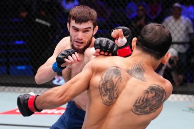 【DWCS S09Ep07】ムルタザリ・マゴメドフがジャブでフルチェルを倒し正確無比な追撃で97秒TKO勝ち