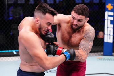 【DWCS S09Ep09】フェルナンデスの右がさく裂。わずか15秒でベルジェンチーノにKO勝利 【DWCS S09Ep09】フェルナンデスの右がさく裂。わずか15秒でベルジェンチーノにKO勝利