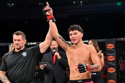 【LFA220】18歳、デルトン・カウフマンがTD→マウント→エルボー&パンチでジェンセンを初回TKO