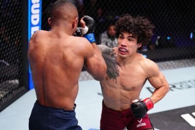 【DWCS S09Ep09】右のカウンターから猛ラッシュ。ロドリゲスがコンセイサオンを右アッパーで沈める 【DWCS S09Ep09】右のカウンターから猛ラッシュ。ロドリゲスがコンセイサオンを右アッパーで沈める