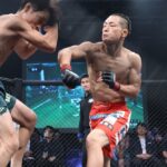 【Lemino Shooto02】畠山隆称、打撃の圧力と最終回のバックキープでニシダにスプリット判定で勝利