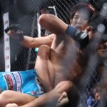 【Lemino Shooto02】砂辺がジャーマン2連発、足を止めての打ち合い、最後はRNCで福島に一本勝ち