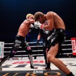 【GLORY×RISE】RISEとSBの王者対決は大激闘。笠原弘希が延長Rに2度のダウンを奪って白鳥大珠を撃破