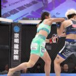 【DEEP JEWELS51】月井隼南が右ストレート→左フックの連打でSAAYAとの再戦に秒殺KO勝利
