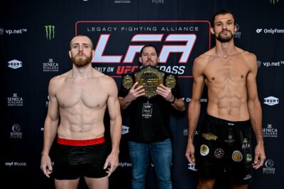 【LFA223】2025年オーラスはリーチ213センチのフランシスキネーリ×ピアズマのウェルター級王座決定戦