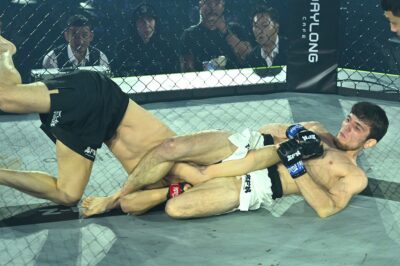 【ZFN03】チェ・ハンギルに14秒で腕十字を極めたナビ・ナビエフがUFCへ7分間のマイクアピール