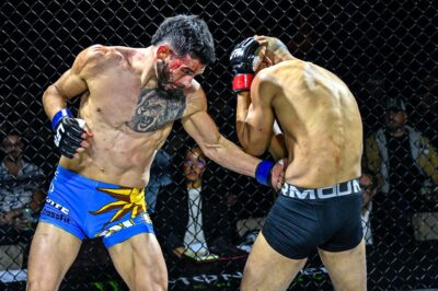 【LFA222】ウルグアイ・ストライカーのピントス。テイシェイラ門下のカルバーリョに渾身の判定勝利