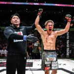 【RIZIN LANDMARK12】壮絶な打ち合いの末、秋元がおたつロックからのマウントパンチで萩原にTKO勝利