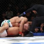 【DEEP128】フェザー級復帰初戦の牛久、DEEP初参戦の椿をヴァンフルーチョークで絞め落とす