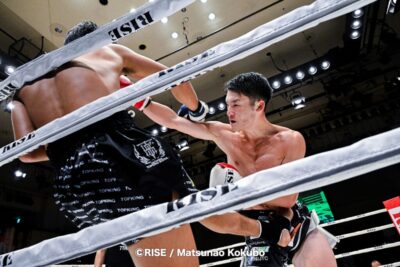 【RISE193】大﨑孔稀が3RにウィッティコーンにKO勝ち。世界王者・志朗は挑戦要求を承諾