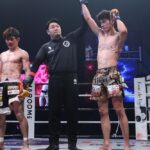 【KNOCK OUT60】UNLMITED 60キロT準決勝、ヒジが冴える新田が町田とのキックボクサー対決に判定勝利