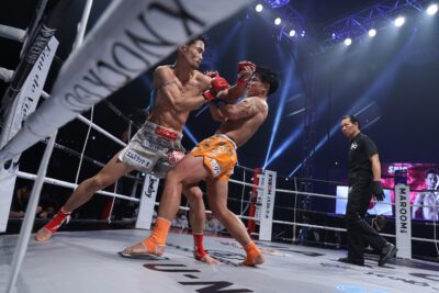 【KNOCK OUT60】1R終了間際に右を当てた重森、ロムイーサンとの技術戦を判定で制す