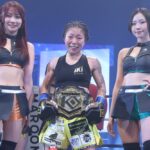 【KNOCK OUT60】パンチで前に出続けた山田がKihoに判定で競り勝ってBLACK女子アトム級王座奪取