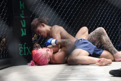 【Pancrase360】約1年ぶりの復帰戦となった菅歩夢、トップキープでロイヤルから判定勝利