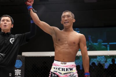 【DEEP129】仕切り直しの高橋遼伍戦、相本宗輝「打撃はコンパクトとインパクトが大事」