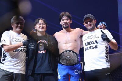 【Pancrase360】安定の寝技。ゴイチ・ヤマウチが佐藤をRNCで仕留め、ウェルター級KOPのベルトを巻く
