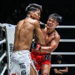 【ONE FN39】軽快な動きのアウレリオを左で粉砕。2度ダウンを奪ったブーミナアンが最後は右で仕留める