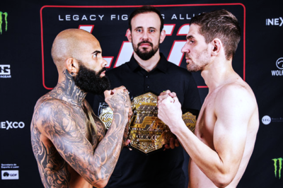 【LFA225】挑戦者アギアールが計量失敗、暫定フライ級王者デグリがリスキーなワンサイドタイトル戦