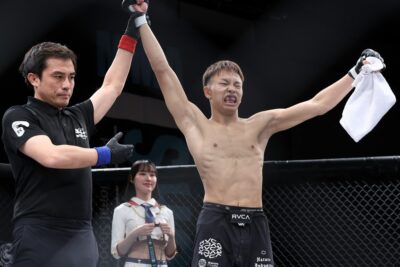 【Shooto2026#01】33秒の衝撃。18歳の中島が福元を絞め落とし、無敗対決を制してバンタム級新人王に