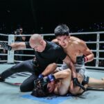 【ONE FN40】エイドリアン・リー、磯嶋祥蔵の右を被弾するもマウントからのパンチでTKO勝利 【ONE FN40】エイドリアン・リー、磯嶋祥蔵の右を被弾するもマウントからのパンチでTKO勝利