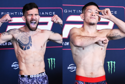 【LFA227】計量終了　上久保&ムリシャ、ともにパス。両陣営コーチと解説メレンデスの見立て