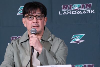 【RIZIN】LANDMARK13ぶら下がり会見から。榊原CEOに尋ねた、コンテンツ事業としての世界戦略