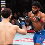 【UFN267】ハレルがTD成功——と思いきやスミスが後方回転からトップ奪取&パウンドアウトで12連勝決める