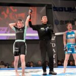 【DEEP JEWELS52】伊澤星花チャレンジ=岡美紀、横瀬友愛の右に苦しみ、最後はヴァンフルーチョークに下る