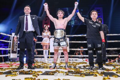【RISE ELDORADO】大﨑孔稀と世界王座戦。志朗「メンタルを折りたい。55キロ最強を証明する」