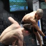 【Shooto2026#02】中野が右フック・ヒザ蹴りを効かせて杉野を殴り倒す。世界王座挑戦アピール